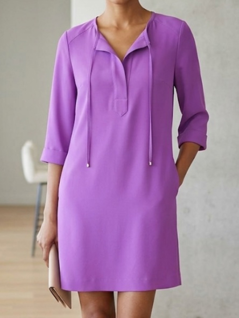 Trina Turk 3/4 Sleeve Tunic Dress Size 4/6